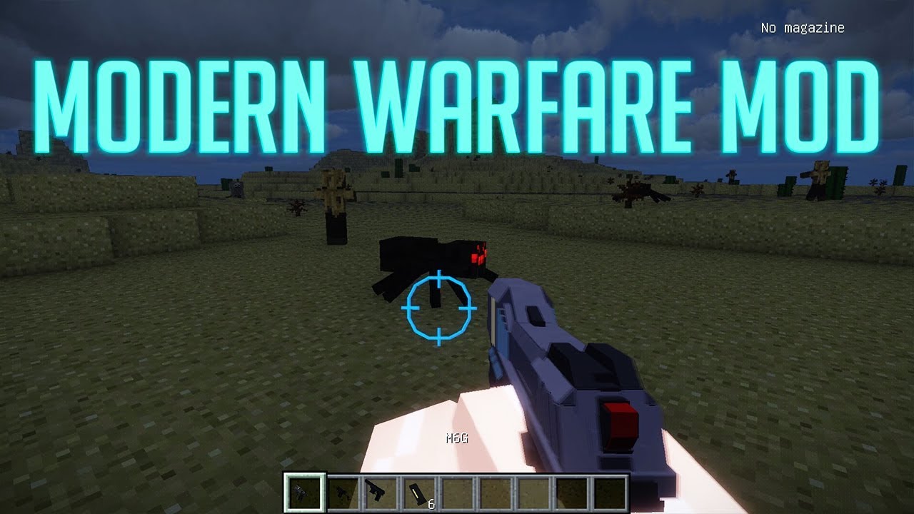 Minecraft 1.12.2 modern warfare mod